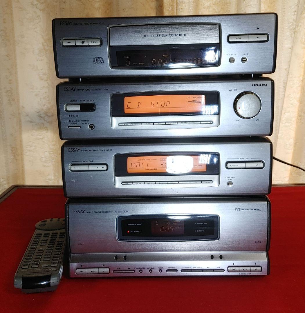 み*く様 ☆Onkyo オンキョー Essay コンポ 4台1組 リモコン付き - メルカリ