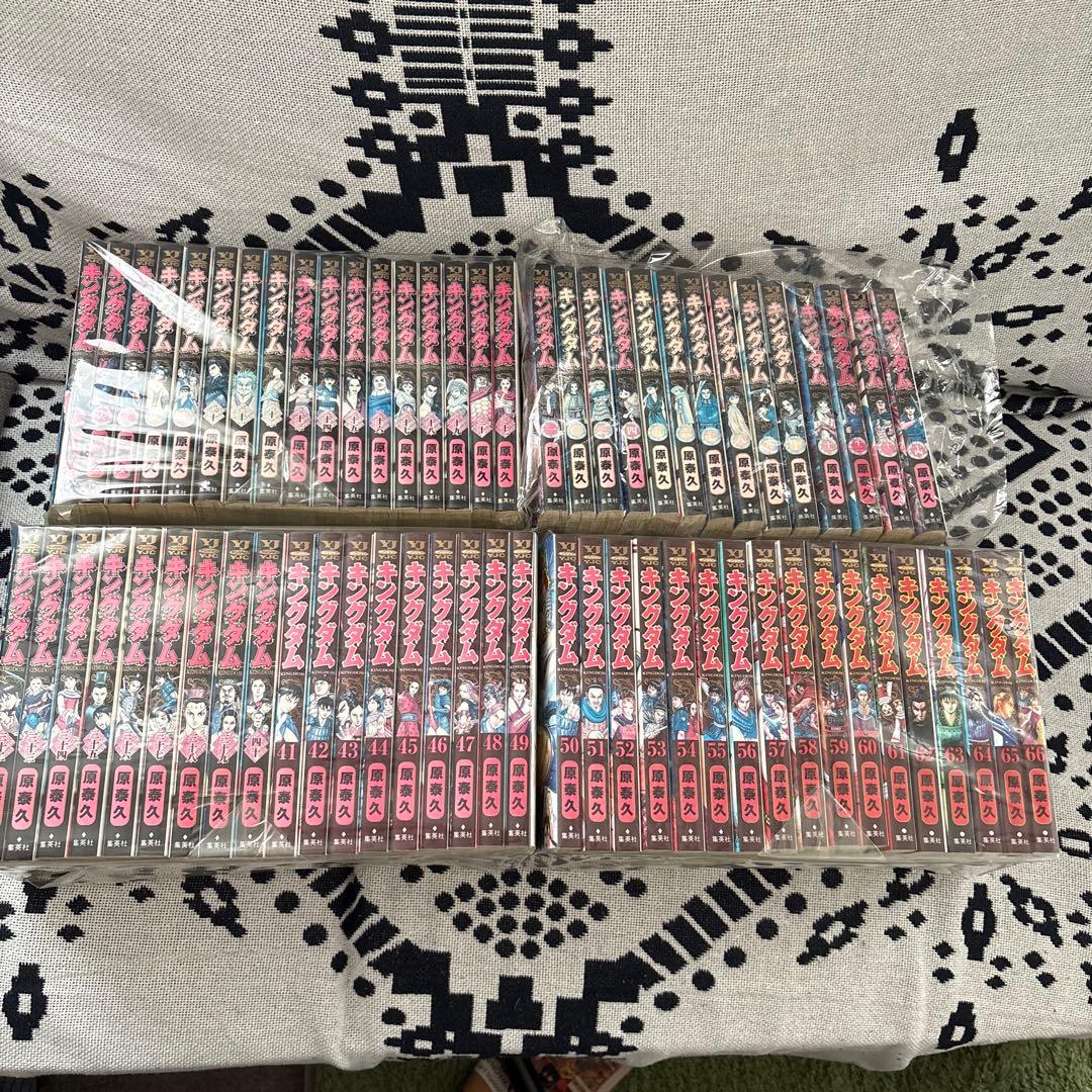 キングダム　1〜76巻　既刊全巻 新品] キングダム KINGDOM (1〜78巻) 既刊全巻セット : 六本木 蔦屋