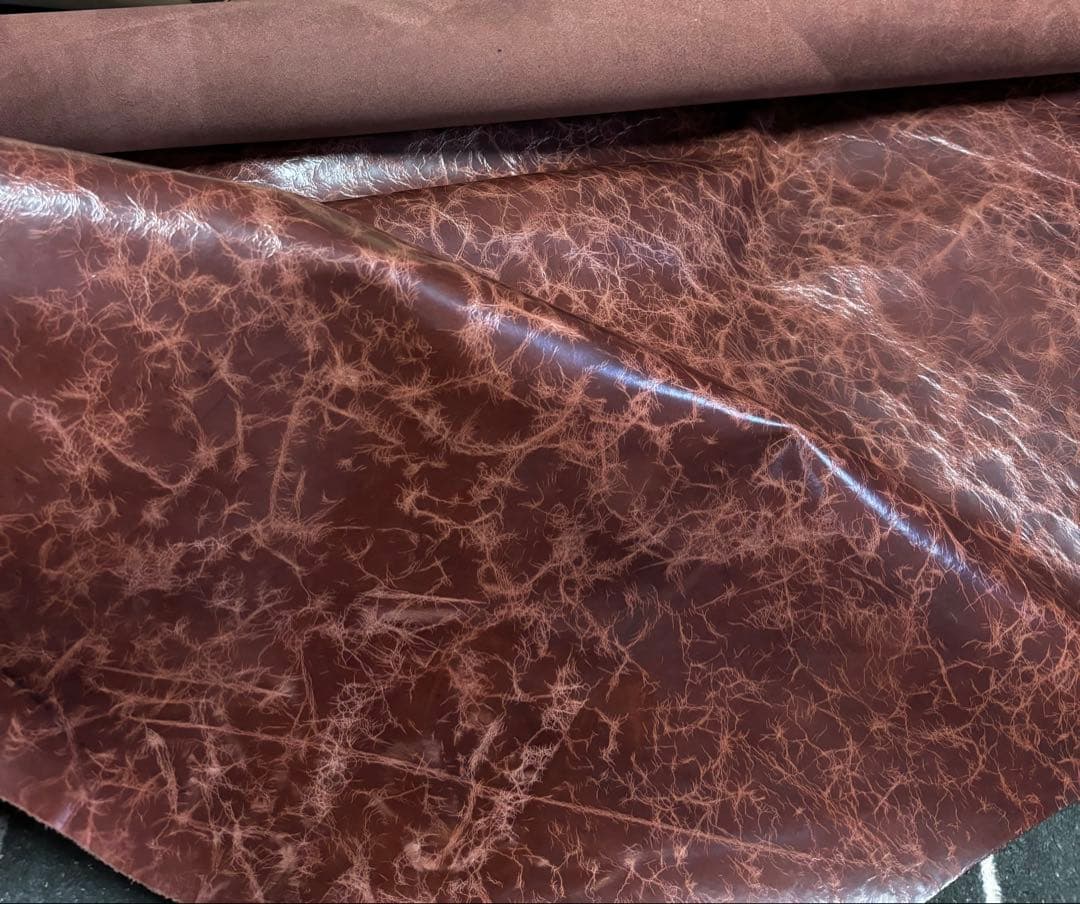 ご確認用 ハラコ カウ柄 システム手帳 A5 牛革 本革 レザー