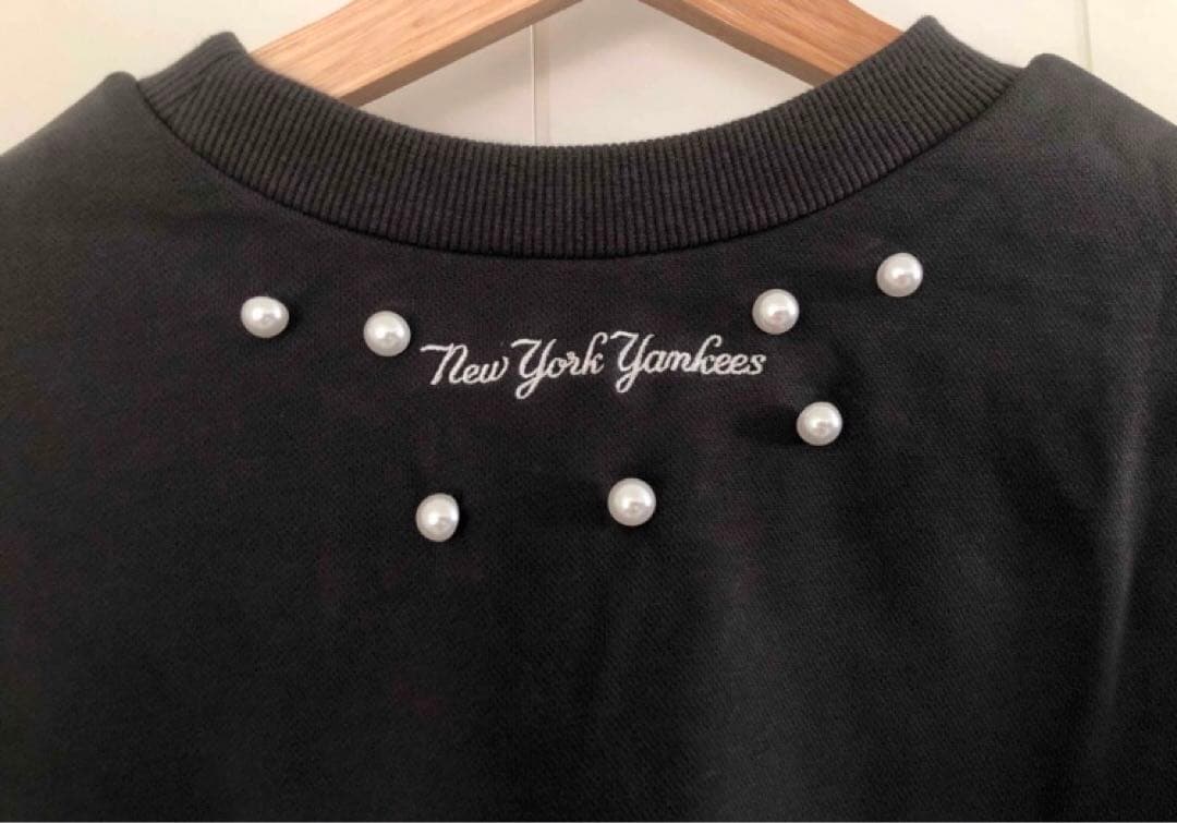 CADUNE<MLB別注>パールスウェット　ネイビー CADUNE カデュネ <MLB別注>パールスウェット ネイビー