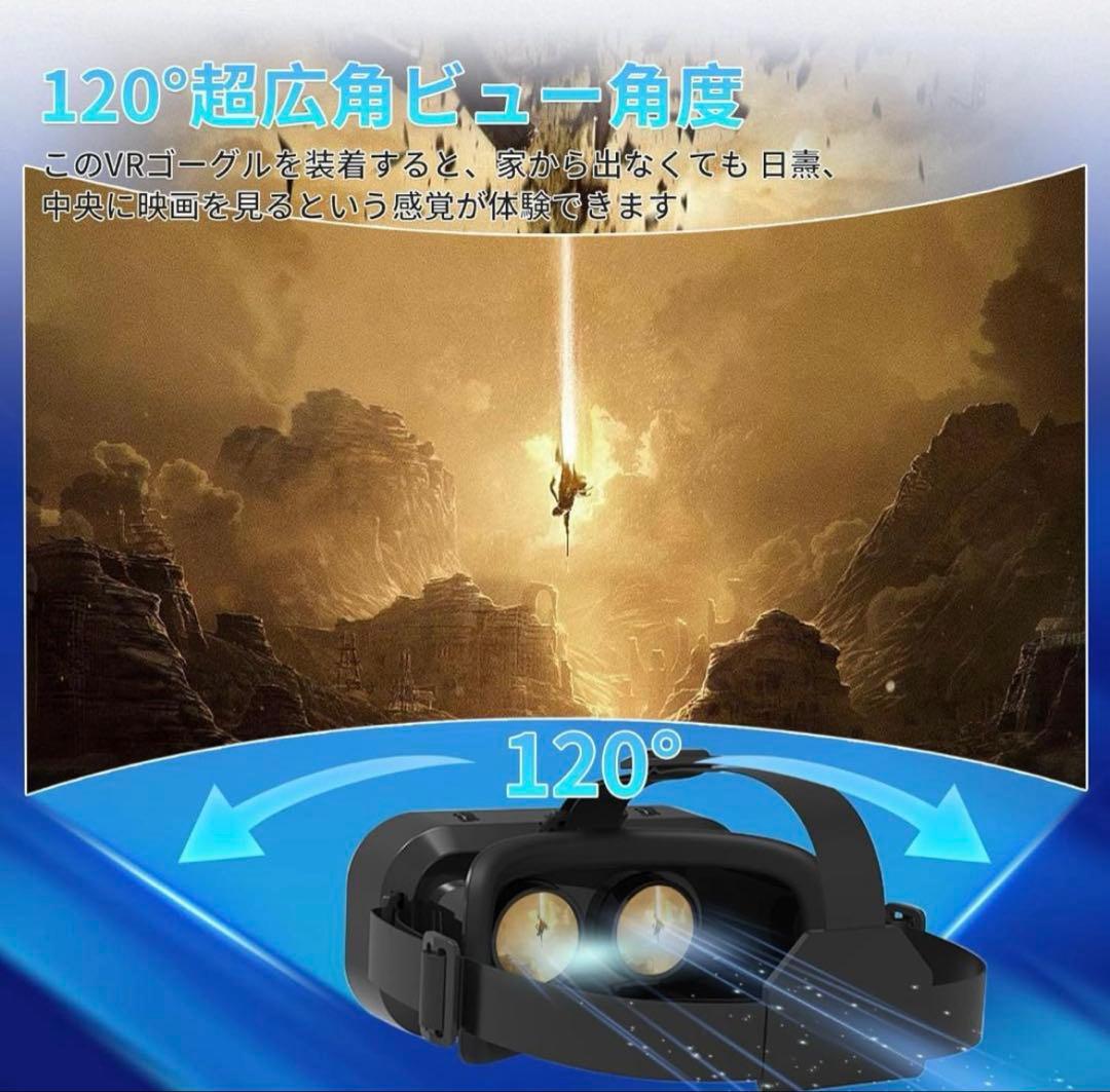 Wtimesie VRゴーグル スマホ用 120°視野角 1080P 超広角 - メルカリ