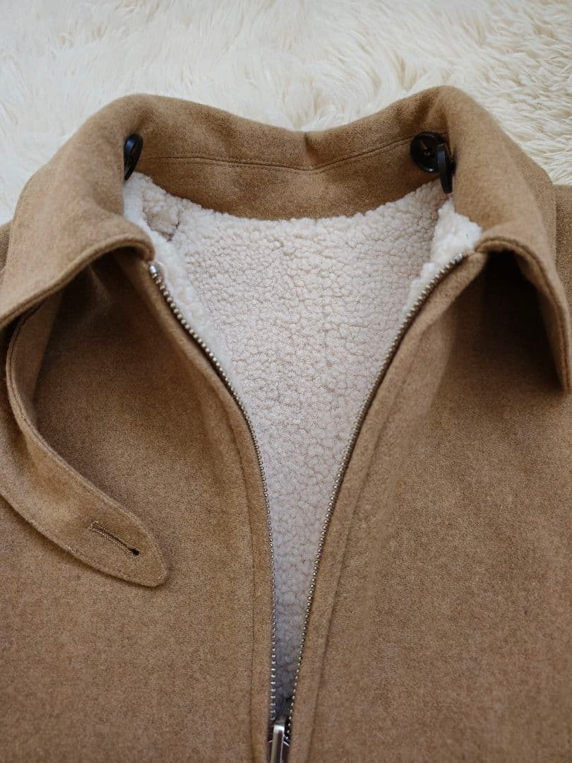 CLANE REVERSIBLE BOA MILITARY CAPE COAT - メルカリ