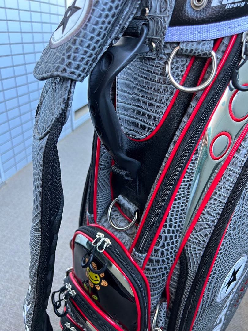 限定品】エリートグリップ キャディバッグ クロコダイル柄 9.5in2022年