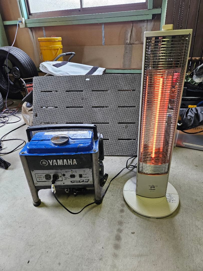 YAMAHA EF900 FW ガソリン発電機 作動確認済