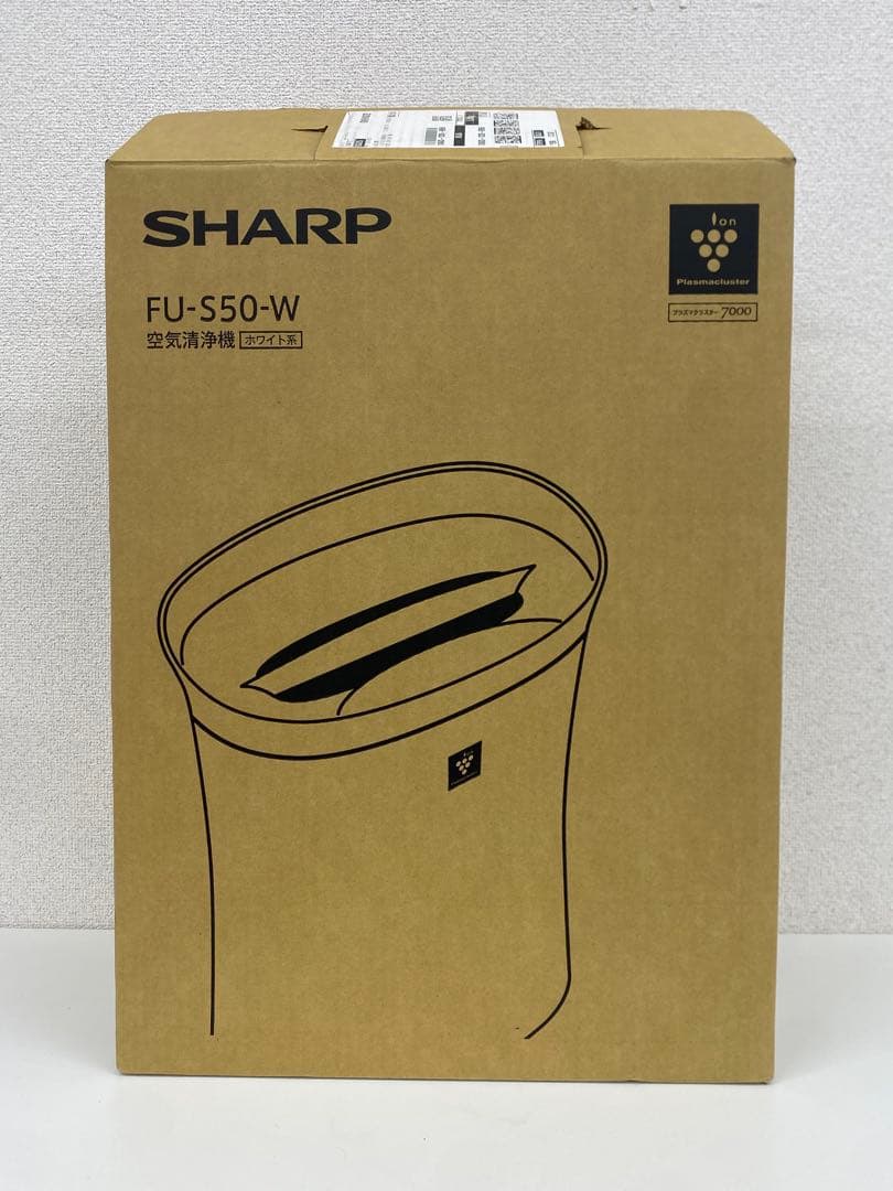 SHARP シャープ 空気清浄機 FU-S50-W 2025年製 箱付き