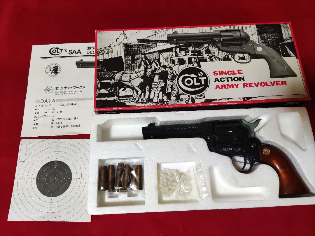 タナカ コルト シングルアクションアーミー SAA カートリッジ式 - メルカリ