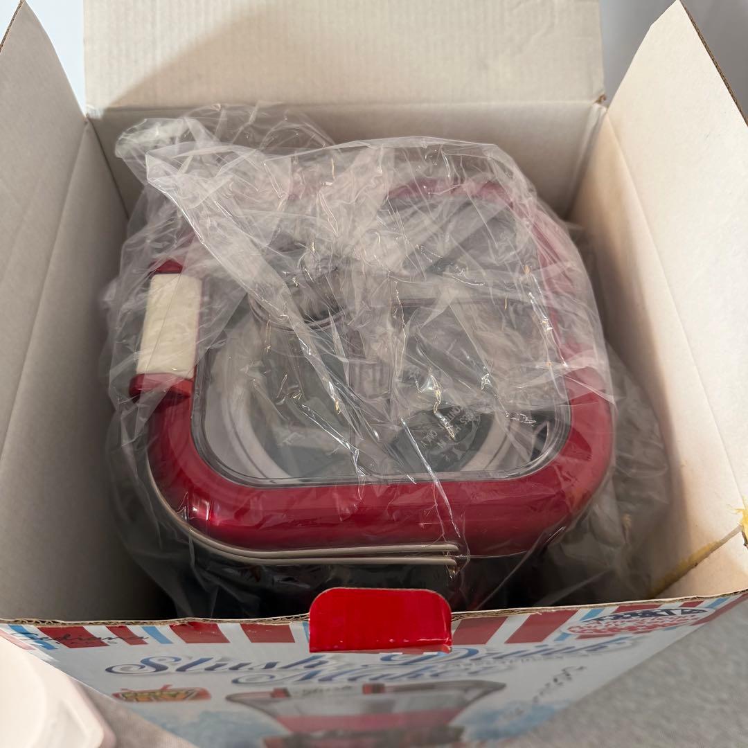 スラッシュドリンクメーカー レッド ショップ DMK-826 シャーベット製造機