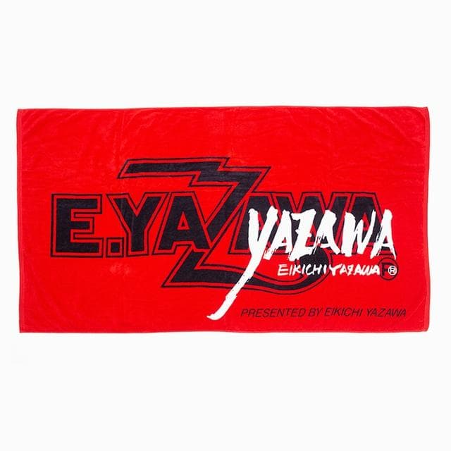 矢沢永吉 SBT スペシャルビーチタオル 55 (ロゴフデ)赤・黒・白 スペシャルビーチタオル(ロゴ)ゼブラ｜DIAMOND MOON通信販売｜矢沢永吉