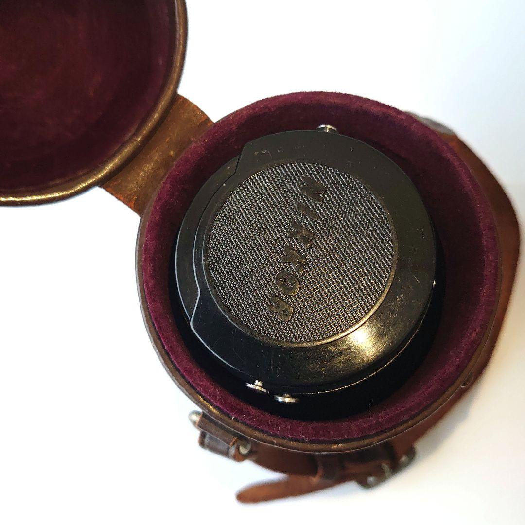 NikkorP−C AUTO 105mm F2.5スクリューマウント 革ケース付