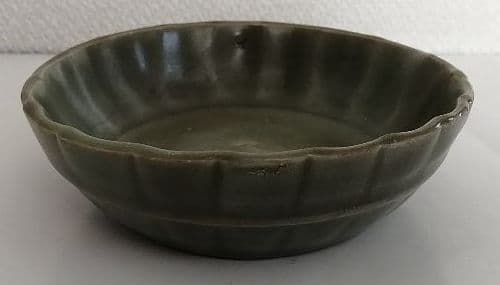 中国　青磁　小皿 スーパー青白磁10cmたれ皿(中華食器,皿,小皿・薬味皿)|食器通販の陶磁庵