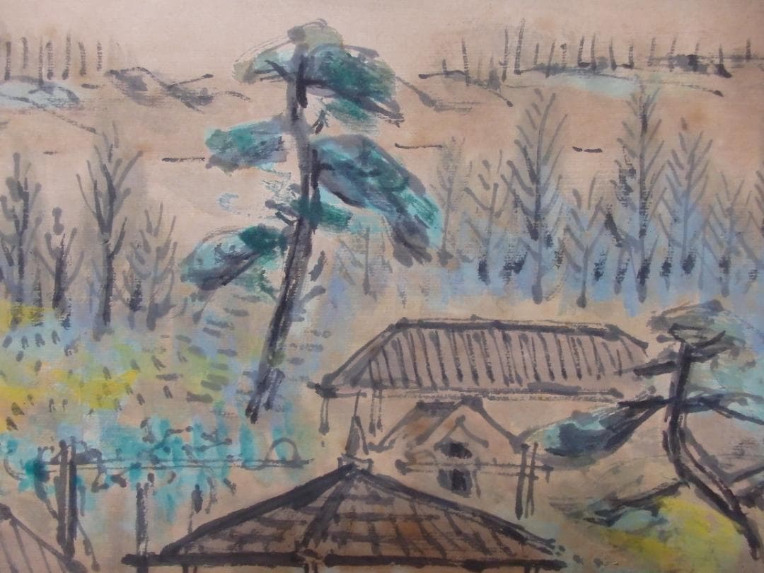 逸品 高橋五仙子『白山灘』明治大正昭和初期を描く新潟の風景画