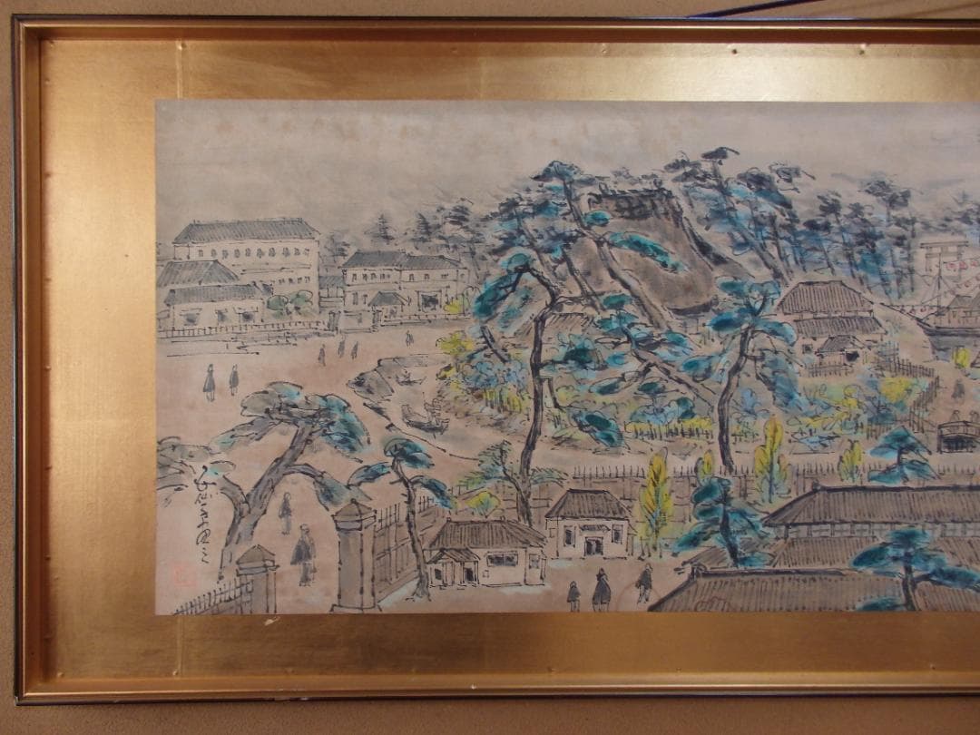 逸品 高橋五仙子『白山灘』明治大正昭和初期を描く新潟の風景画