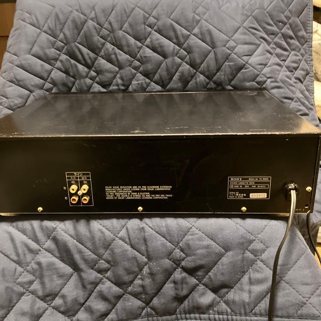 【如月価格】《完動品》SONY TC-K600 カセット3ヘッドPRO
