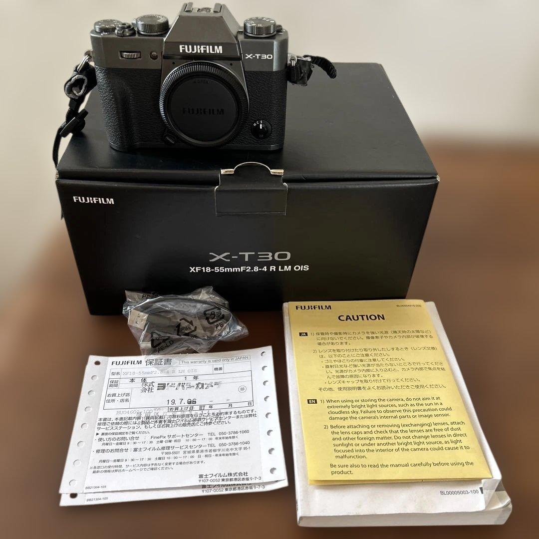 【ワンオーナー】Fujifilm X-T30 チャコールグレー Amazon.com : Fujifilm X-T30 Mirrorless Digital Camera, Charcoal