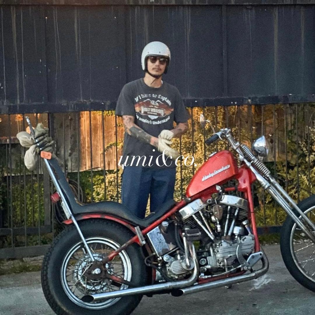 山田蓮 ヘルメット【目深加工◎】【OCEANBEETLE】【Chopper】美品