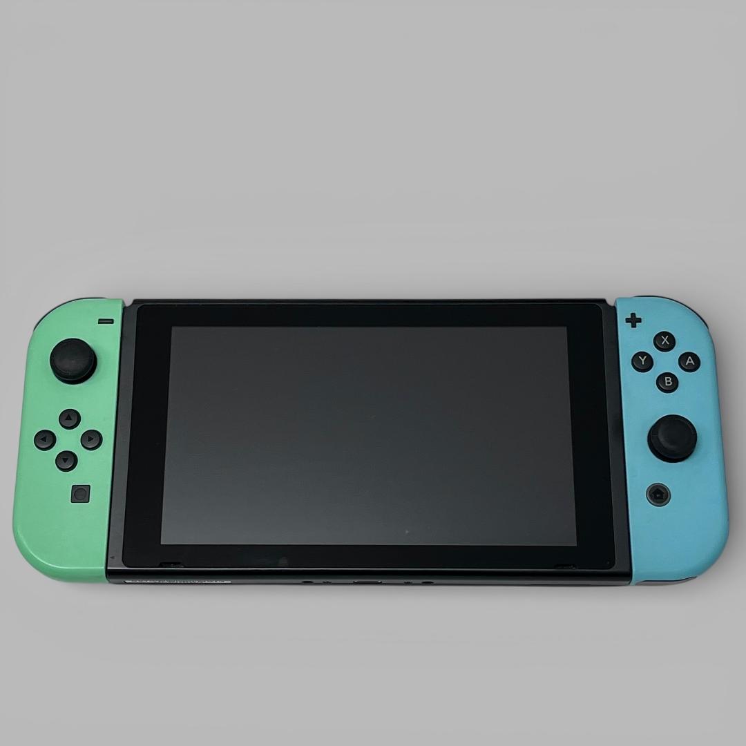 Nintendo Switch あつまれどうぶつの森デザイン 本体のみ あつまれ どうぶつの森」特別デザインのSwitch本体セットとキャリング