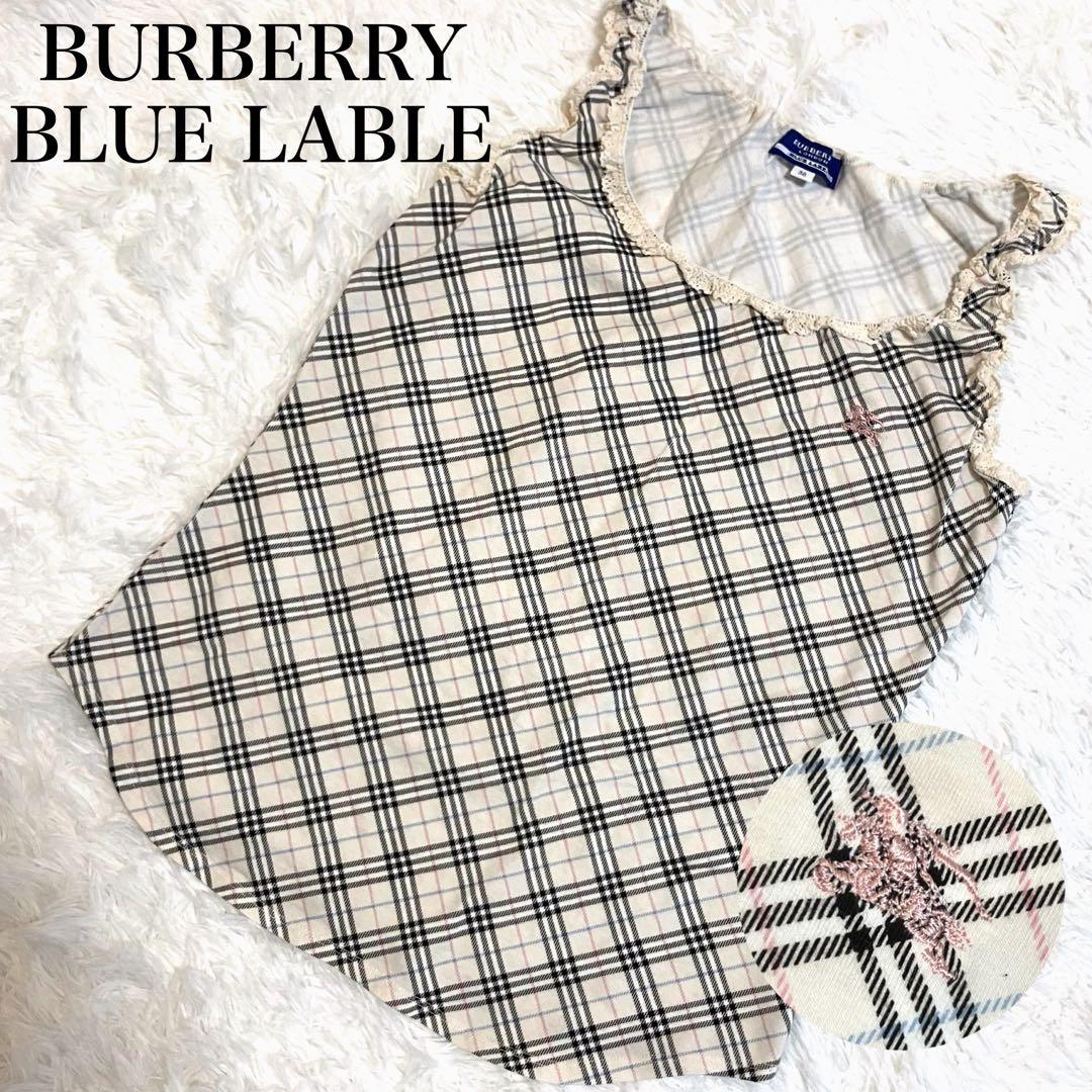 BURBERRY バーバリー ノバチェック タンクトップ キャミソール 38 M