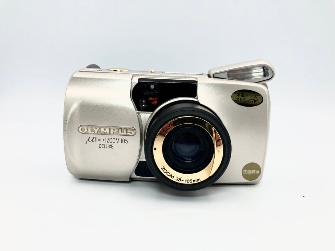 完動品】μ- 105 deluxe コンパクトカメラ 動作確認済み C17