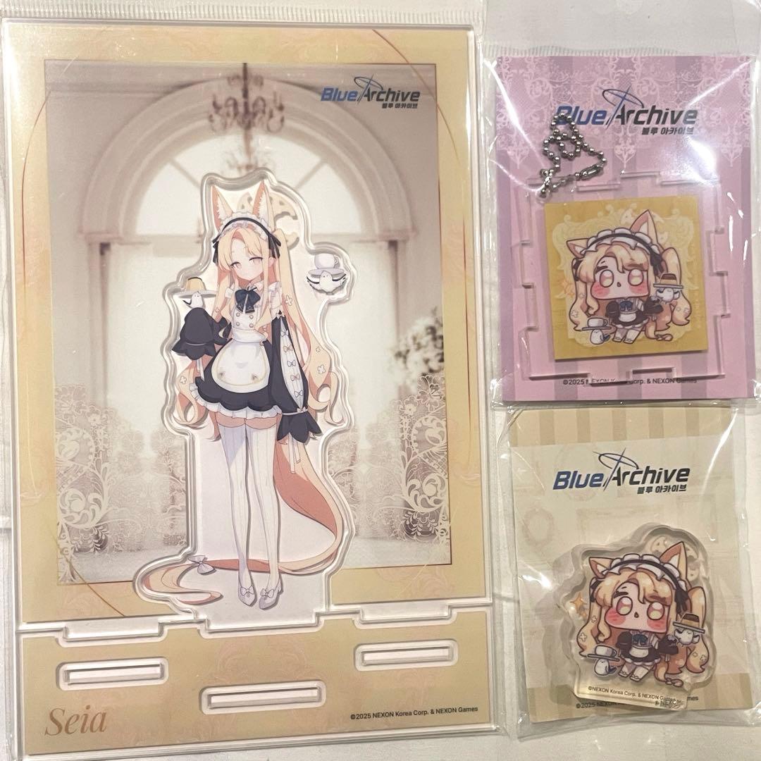 セイア ブルアカ コラボカフェ ブルーアーカイブ アクスタ アクリル