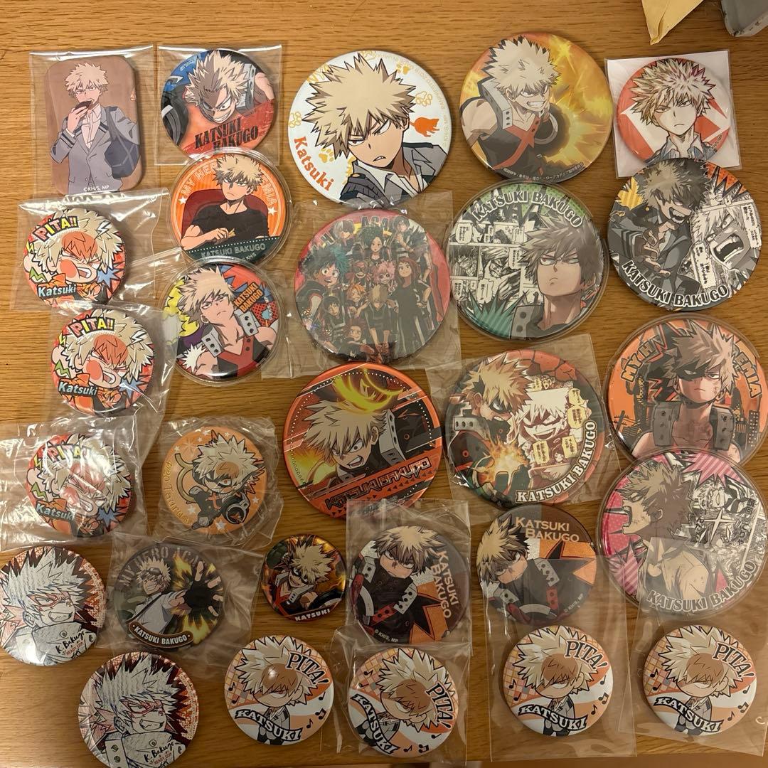 爆豪勝己 缶バッジ まとめ売り 28個セット - メルカリ