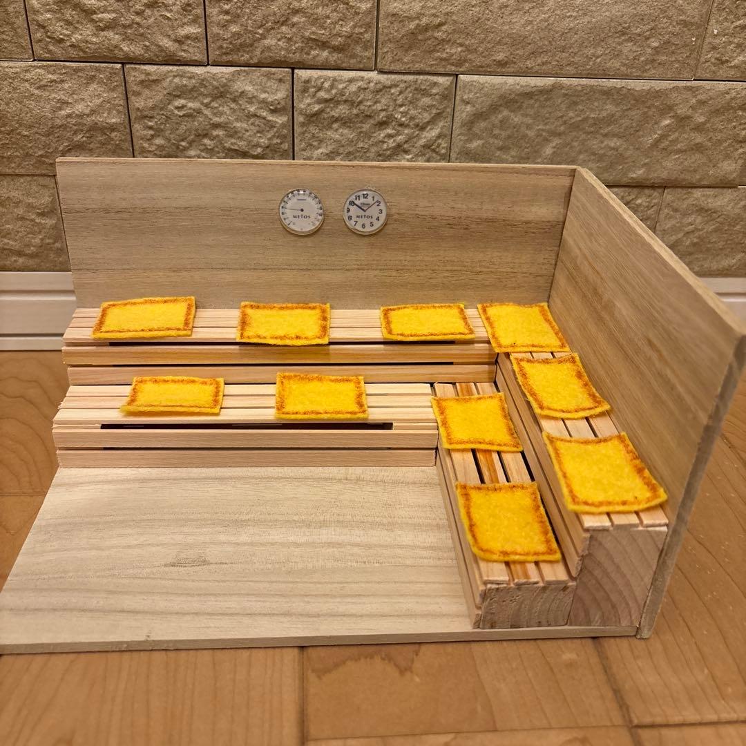 檜香る！ どうぶつサウナ サウナ室 ミニチュア ジオラマ サウナキット