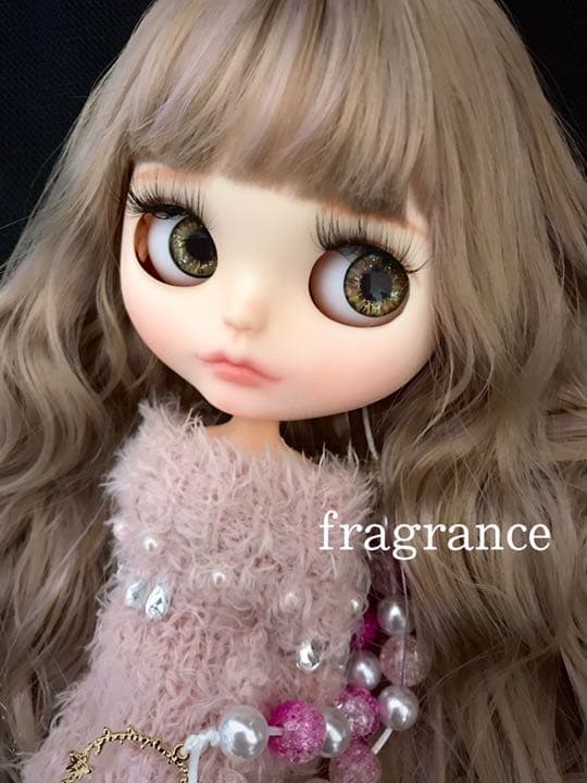 アイシードール カスタムドール ブライス 白肌 ベージュパープルmix