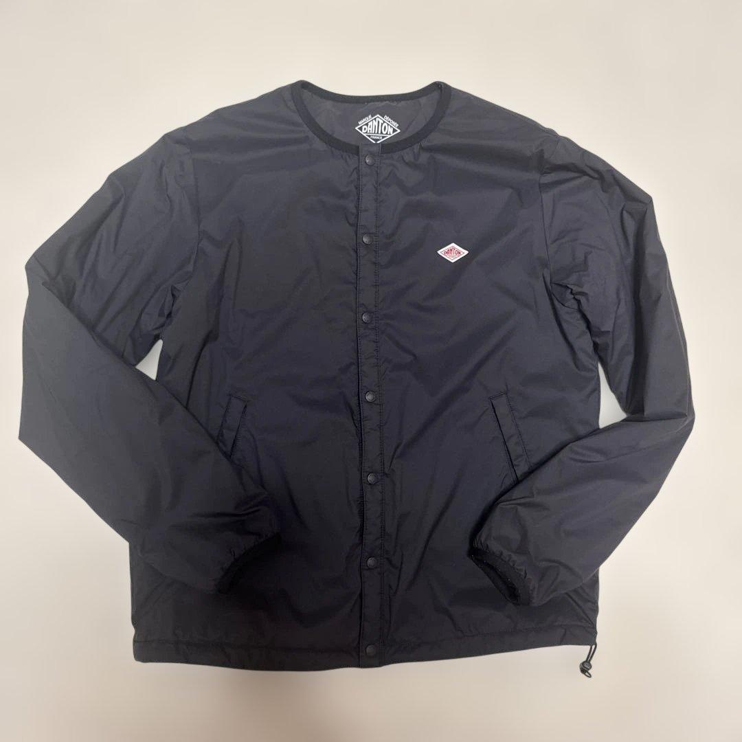 DANTON ノーカラージャケット S インサレーションジャケット　ブラック　黒 セール】DANTON/ダントン インサレーションジャケット INSULATION