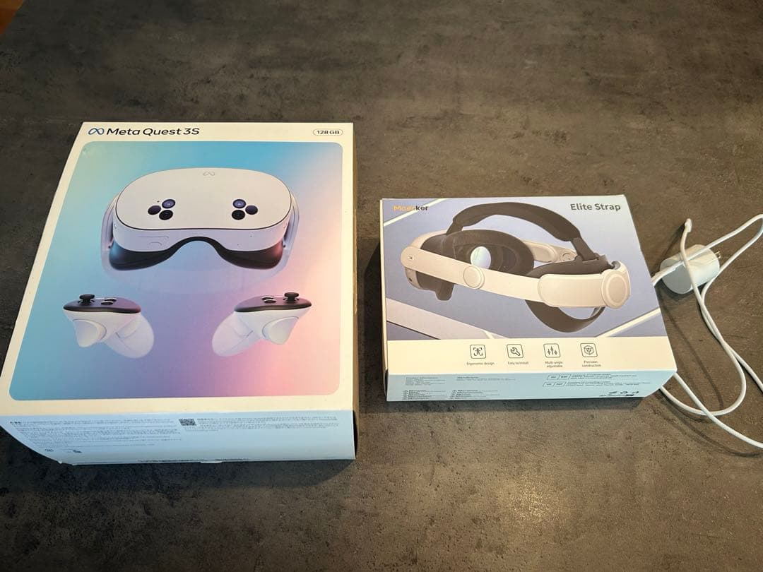  Quest 3s 128GB+ Elite Strap セット Amazon.com: Meta Quest 3S 128GB Mixed Reality Headset with Elite