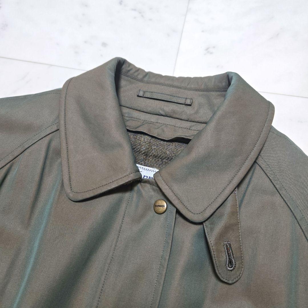 希少☆バーバリー プローサム白タグ 玉虫色 モッズコート ライナー