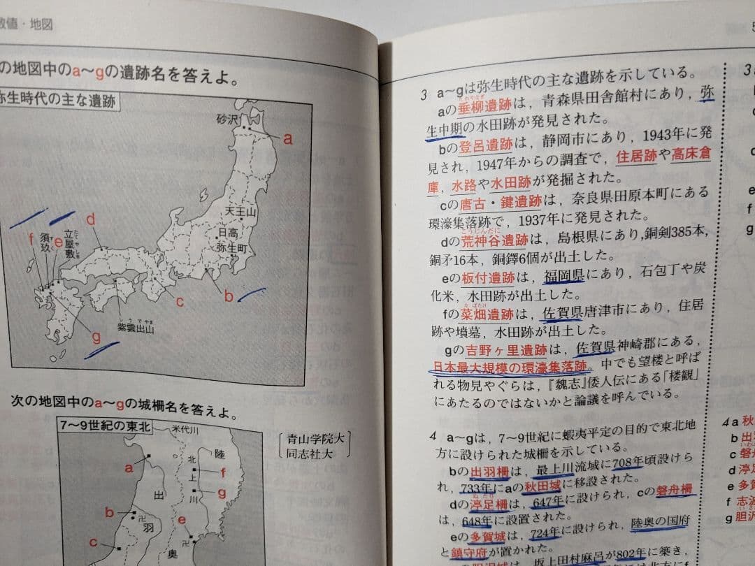 金谷の直前講習日本史B年号&数値・地図 (ドタン場check)】 - メルカリ