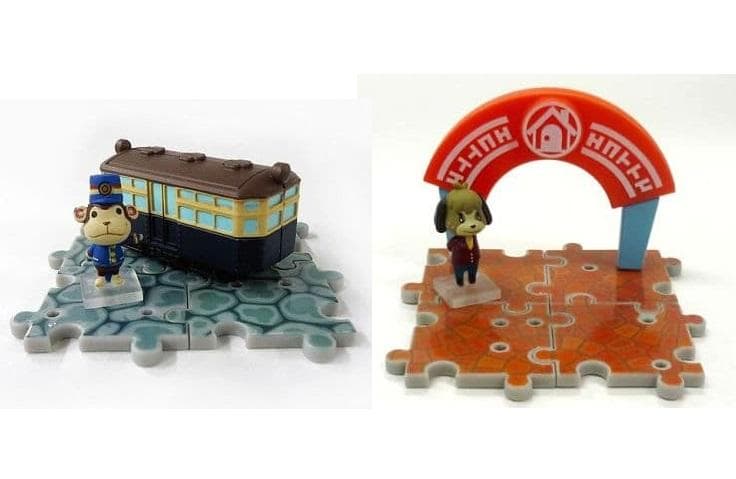 新品 とびだせ どうぶつの森 おでかけコレクション 列車 展示場 セット