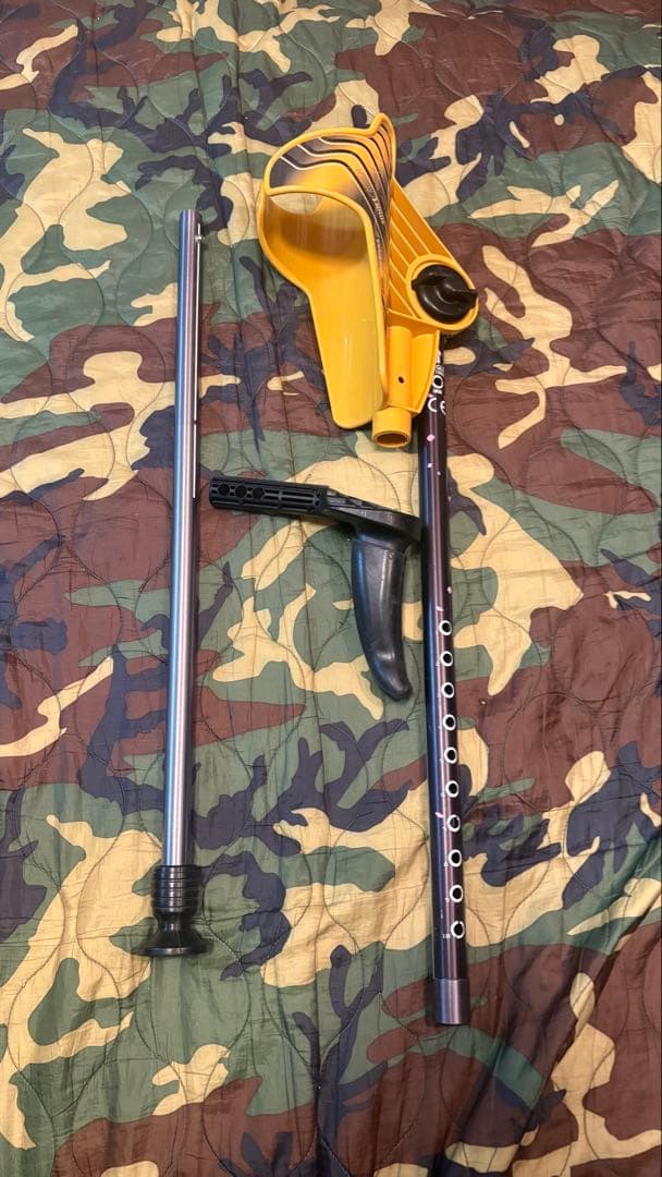 リハビリ用ロフストランドクラッチ杖 イエローL レギュラー - メルカリ