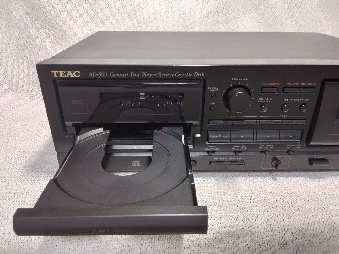 TEAC AD-500 CDプレーヤー カセットデッキ - メルカリ