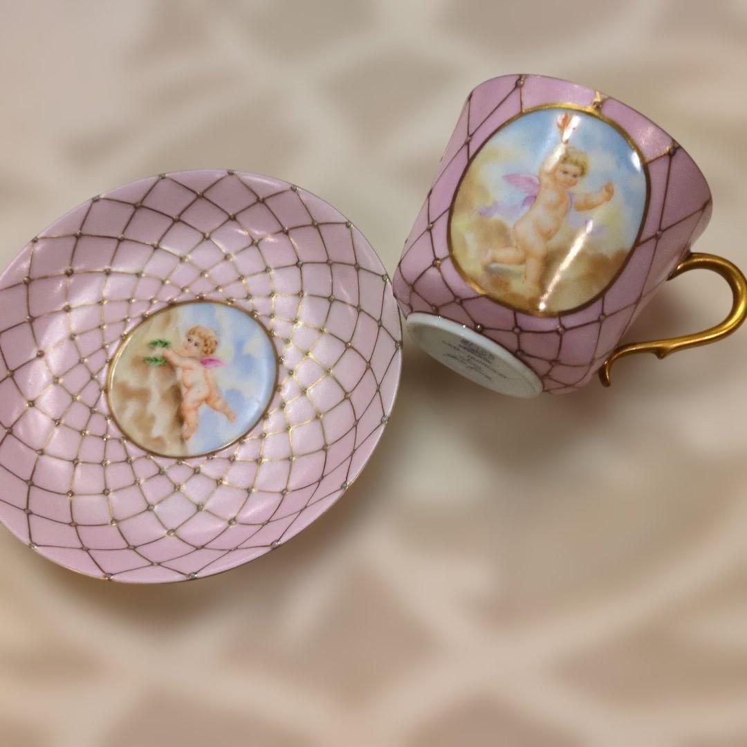 ヘレンドフンボルトカップ&ソーサー ヘレンド（HEREND） フンボルト（グリーン） カップ＆ソーサー