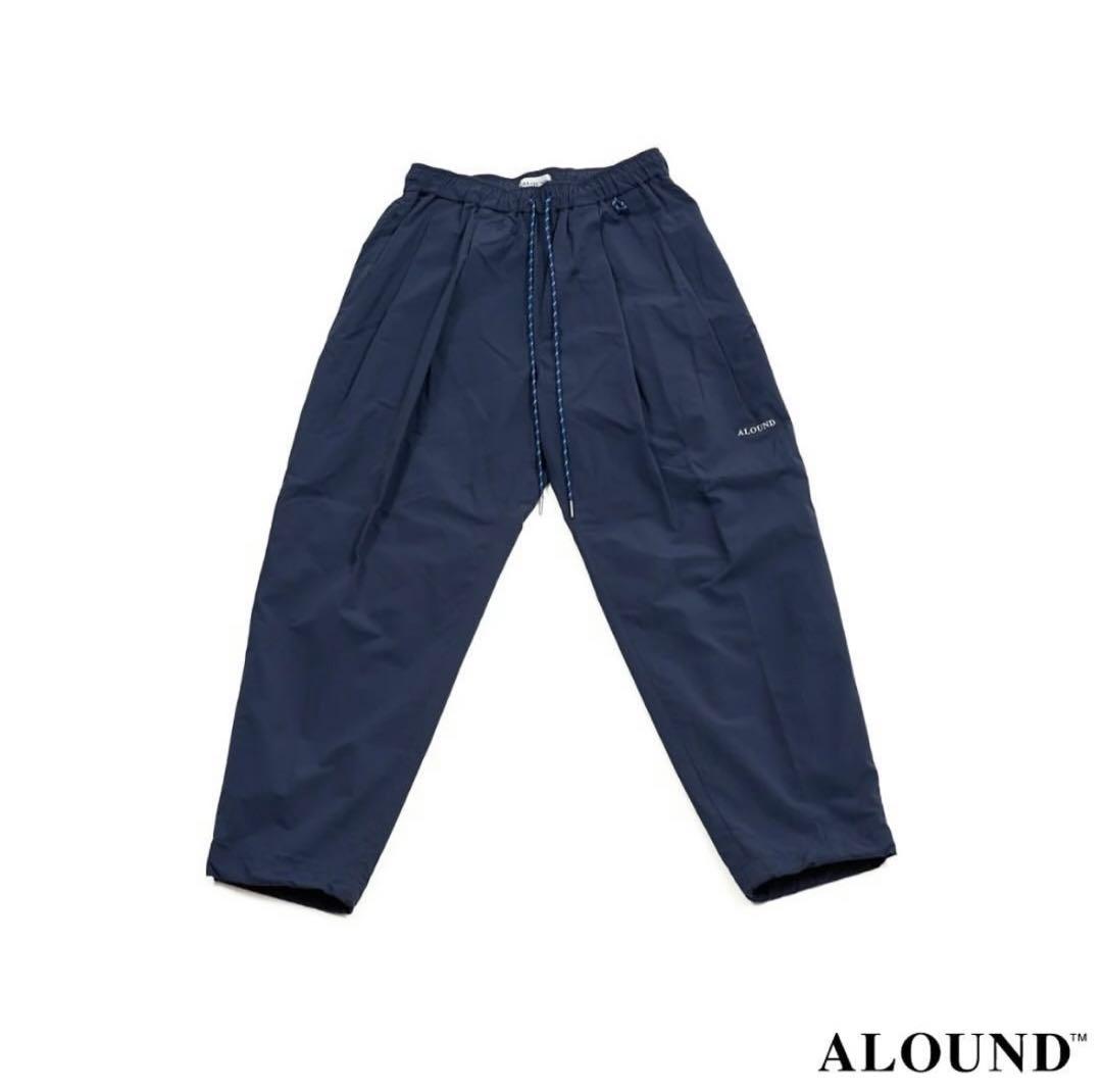 ネイビーXL】ALOUND ナイロンジャケットパンツセット