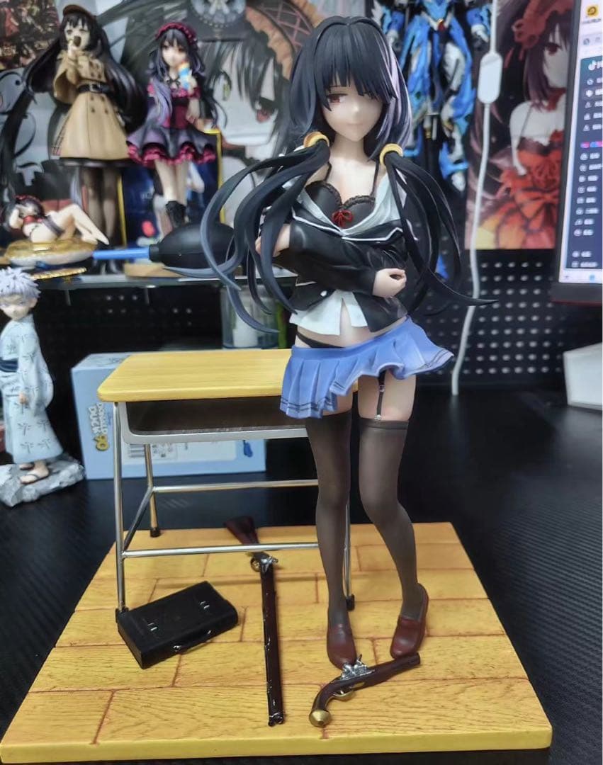 デート・ア・ライブ  Why 時崎狂三 フィギュア ガレージキット スタチュー デート・ア・ライブIV 時崎狂三～ランジェリー水着ver.～ 1/7スケール