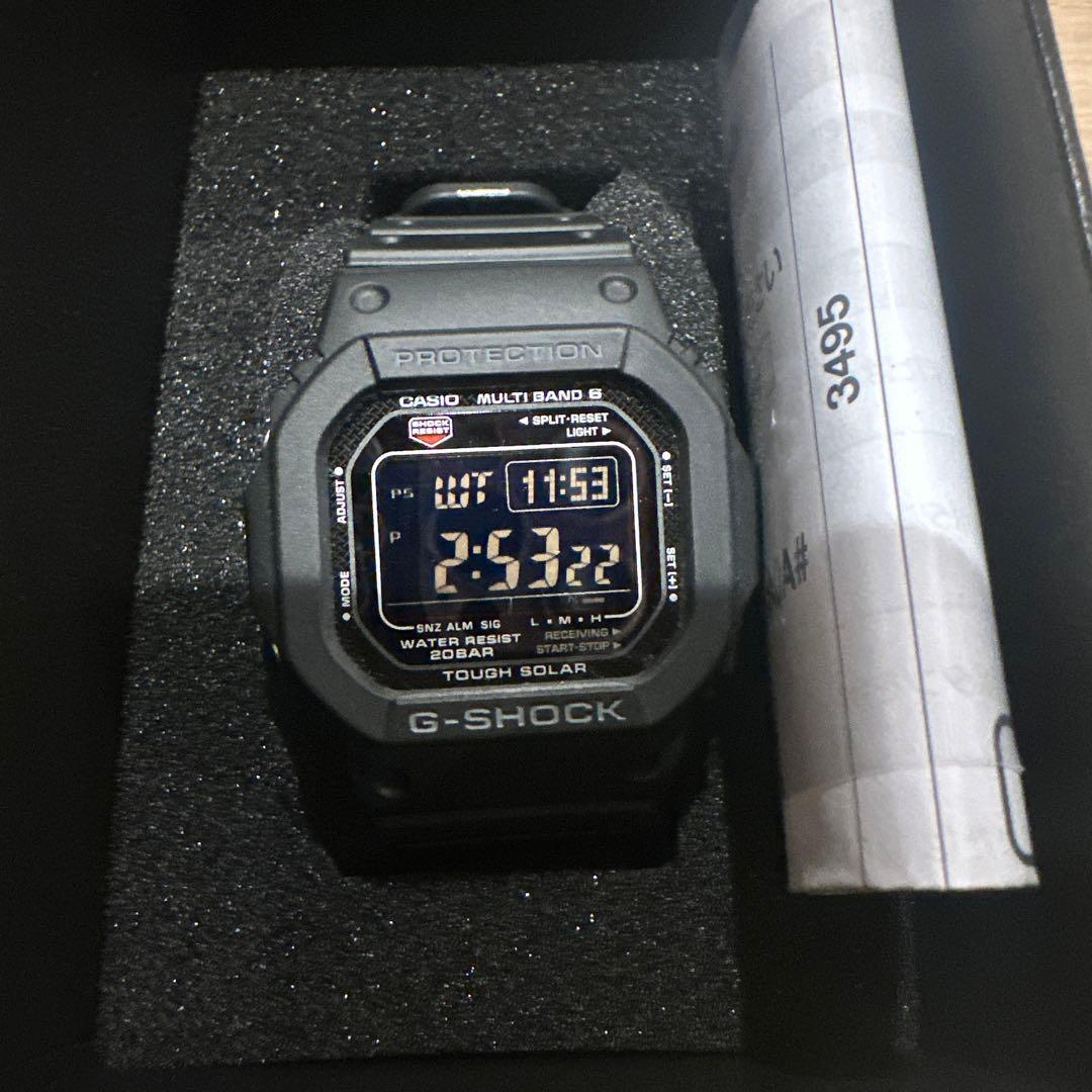 G-SHOCK ソーラー腕時計 3495 ブラック