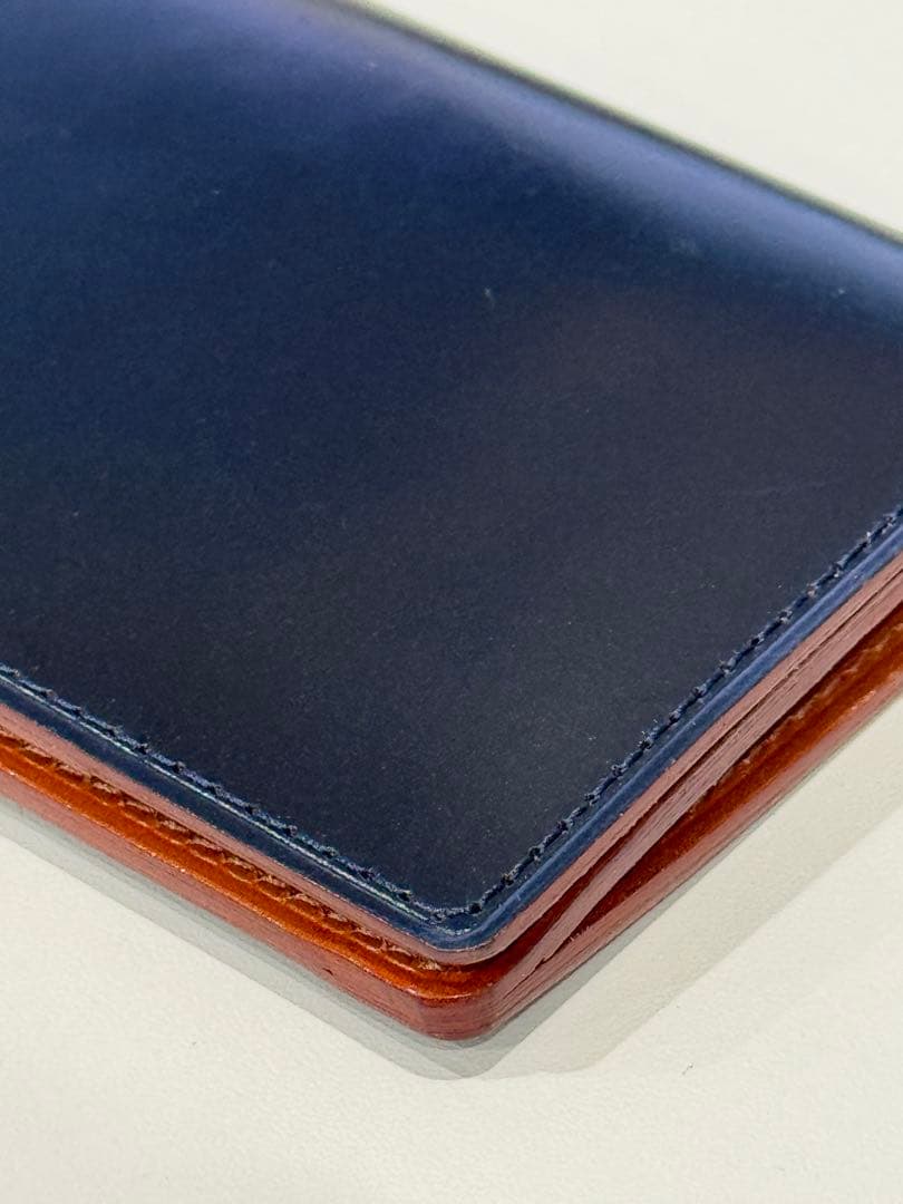 u*6様 土屋鞄 コードバン 名刺入れ ネイビー