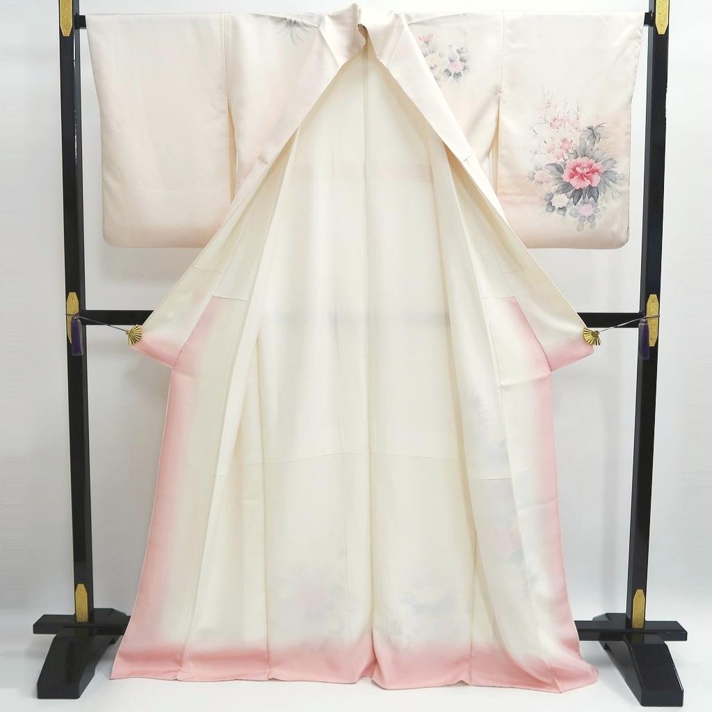 ME161 付下げ 身丈165cm トールサイズ 牡丹 - メルカリ