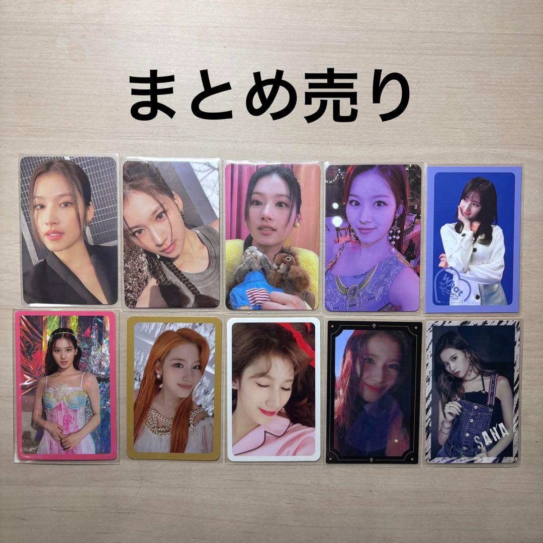 twice サナ トレカ まとめ売り - メルカリ