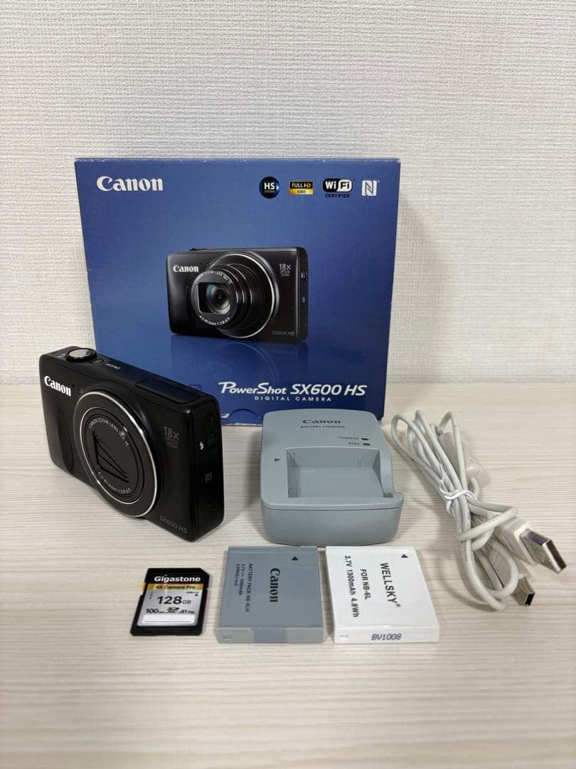 Canon PowerShot SX600 HS 本体と付属品 Amazon.com : Canon Cameras US 9340B001 16MP Digital Camera with 3