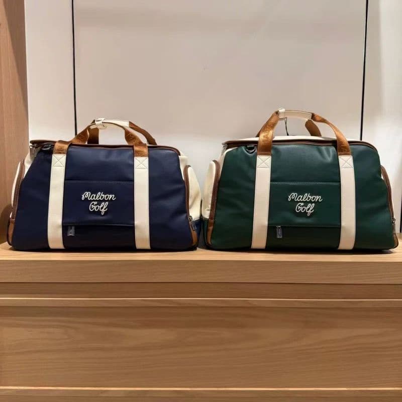 2色展開○マルボンゴルフボストンバッグネイビー - メルカリ