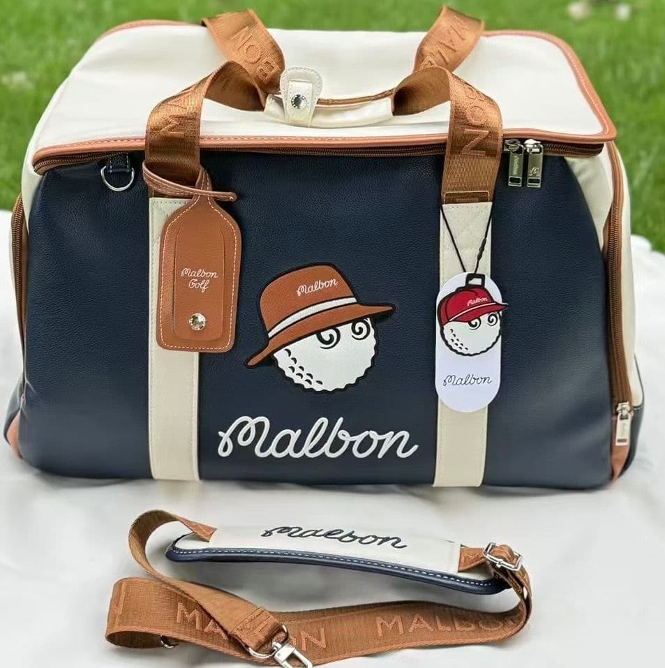 2色展開○マルボンゴルフボストンバッグネイビー - メルカリ