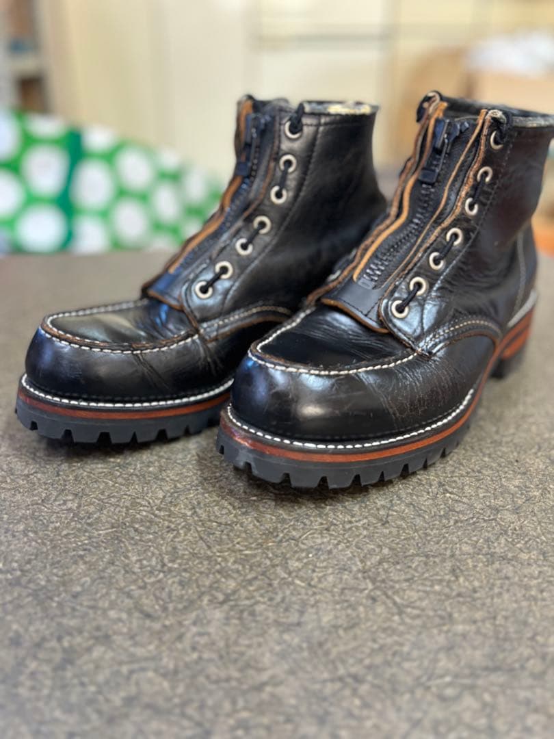 USA製 RED WING 茶芯レザー アイリッシュセッター 純正ファスナー付き IRISH SETTER REDWING 【 Irish Setter 】 茶芯 レッドウィング 9874