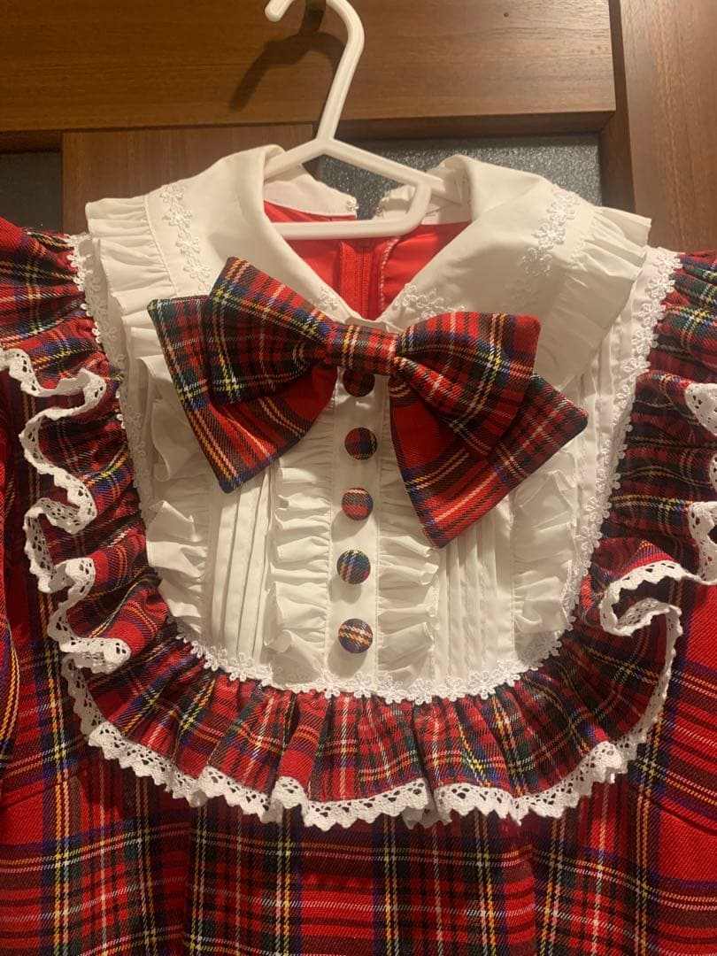 アンドロミオ タータンチェック柄ワンピース - メルカリ