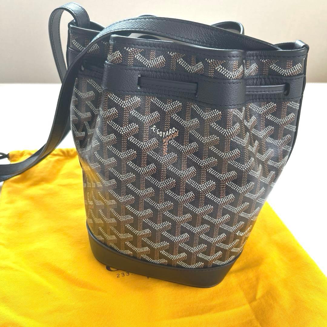 GOYARD ゴヤール プティフロバケットバッグ PM ブラック - メルカリ