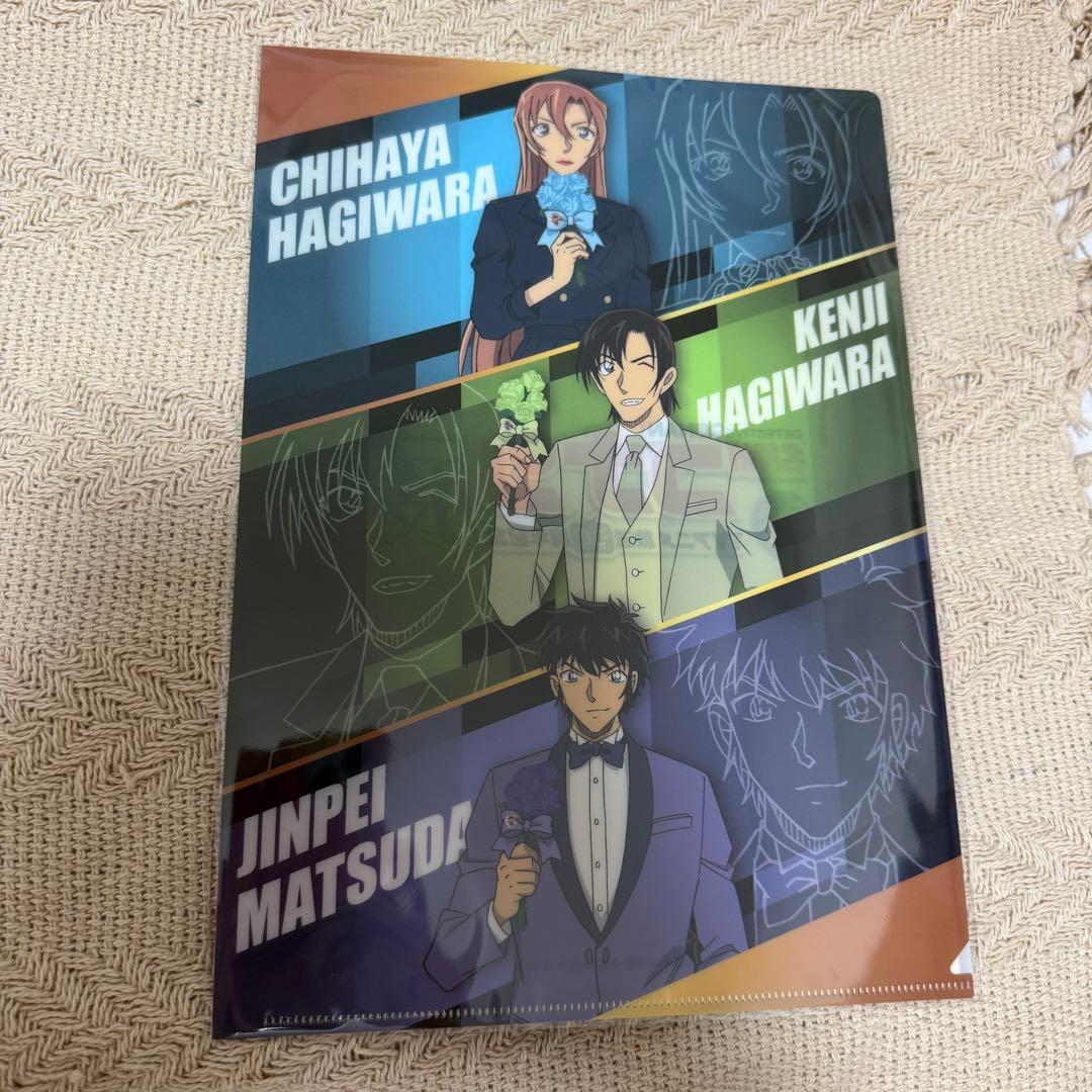 松田陣平 萩原研二 萩原千速 ステッカー&クリアファイルセットG コナン