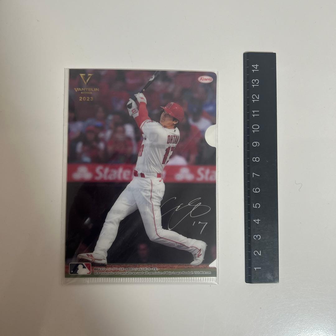 大谷翔平×バンテリン 2023 限定 ミニクリアファイル 非売品 グッズ