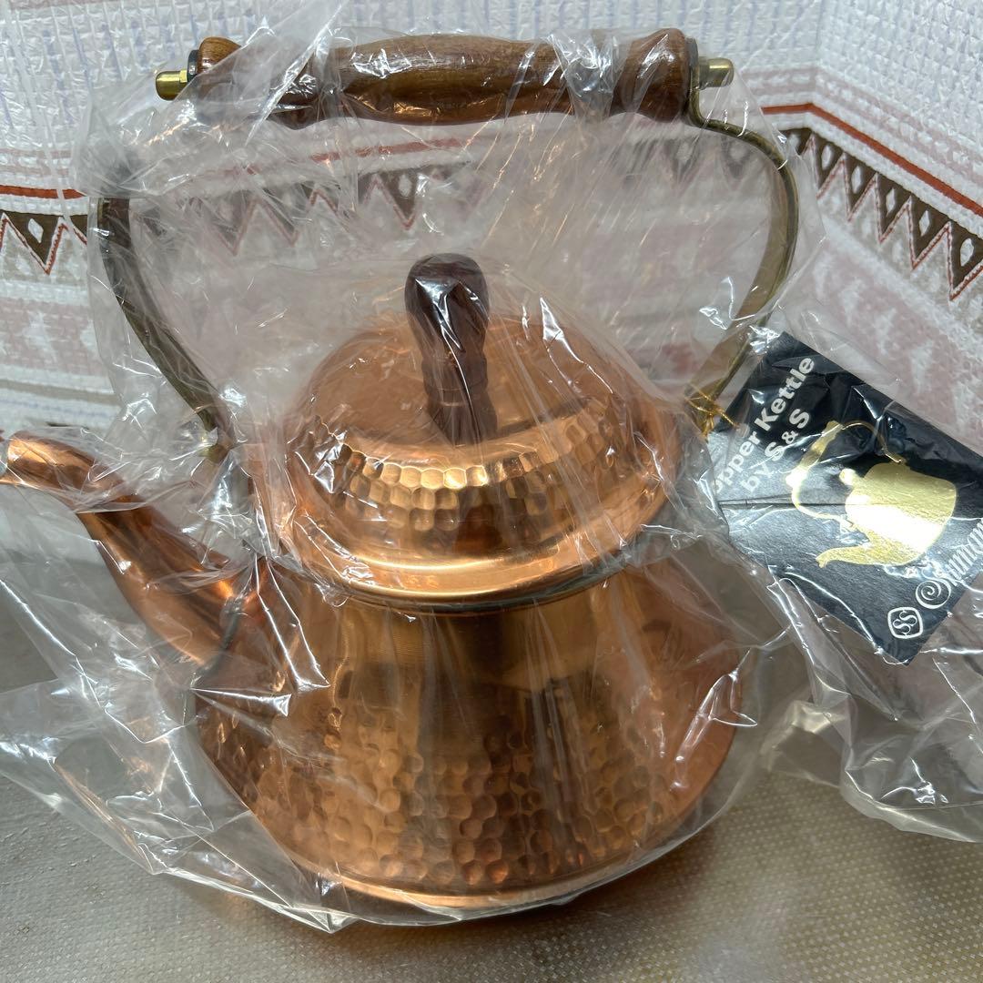 【新品】島本製作所製 エスエス 銅 ベルケトル やかん　1.8ℓ 新品・未使用