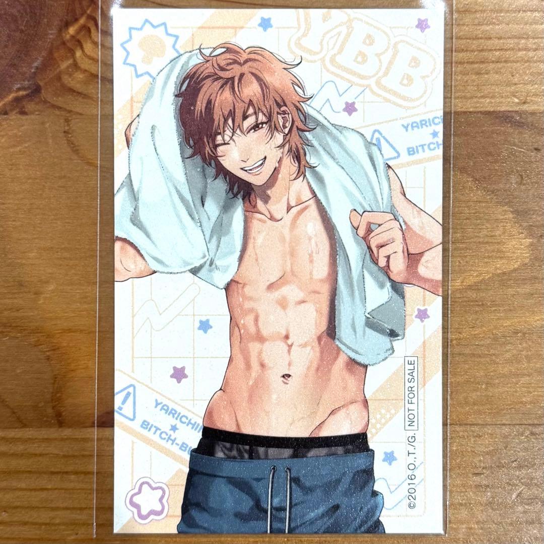 非売品】 ヤリチンビッチ部 AJ2025 ラメイラストカード 矢口 恭介